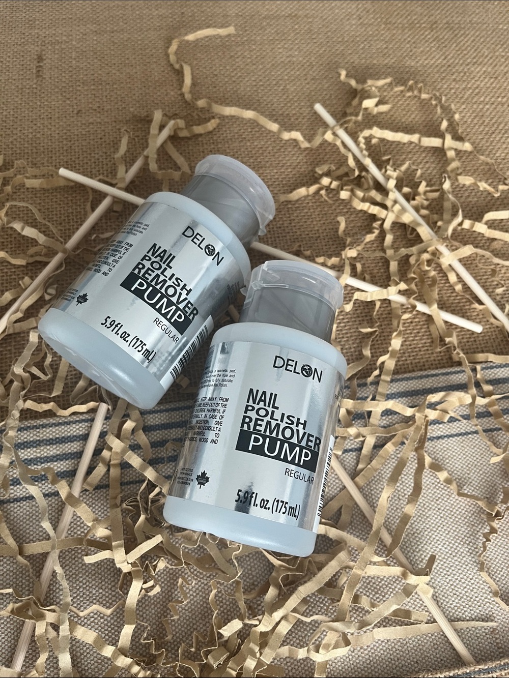108.  Nail Polish Remover - Quick & Effective Pump Dispenser for Easy / 2 Pack